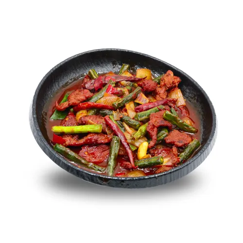 Chili Beef Green Beans
